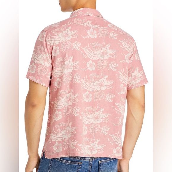 NWT - Rails Waimea Floral Short Sleeve Camp Shirt in Lava Lava Rose - Size L - Picture 7 of 7